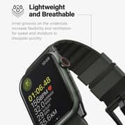 Uniq Linus Silicone Watch Strap 41mm – Midnight Black