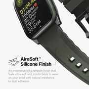 Uniq Linus Silicone Watch Strap 45mm – Midnight Black