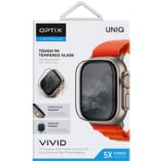 Uniq Optix Screen Protector, Black/Clear – Apple Watch Ultra 49mm