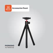 Porodo Flexible Tripod Stand Black