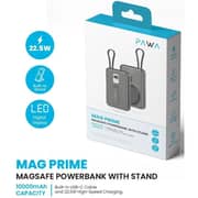 Pawa Mag Prime Magsafe Powerbank 10000mAh Black PW-PB10225M-BK