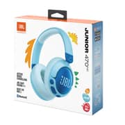 JBL Junior 470NC Wireless Kids Over Ear Headphones - Blue