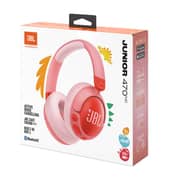 JBL Junior 470NC Wireless Kids Over Ear Headphones - Pink
