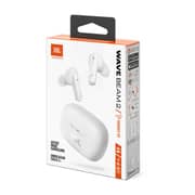 JBL Wave Beam 2 Wireless Earbuds - White