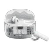 JBL Tune Beam 2 Ghost Edition Wireless Earbuds White