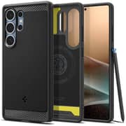 Spigen Rugged Armor MagFit Case Matte Black Samsung Galaxy S25 Ultra