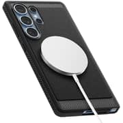 Spigen Rugged Armor MagFit Case Matte Black Samsung Galaxy S25 Ultra