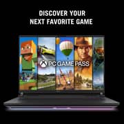 Asus ROG Strix SCAR 16 Gaming (2025) Laptop - 2nd Series / Intel Core Ultra 9-275HX / 16inch WQXGA / 2TB SSD / 64GB RAM / 24GB NVIDIA GeForce RTX 5090 Graphics / Windows 11 Home / English & Arabic Keyboard / Black / Middle East Version-[G635LX-RW036W]