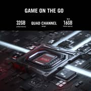 Asus ROG Flow Z13 Gaming (2025) Laptop - AMD Ryzen AI MAX+ 395 / 13.4inch 2.5K / 1TB SSD / 32GB RAM / Shared AMD Radeon Graphics / Windows 11 Home / English & Arabic Keyboard / Off Black / Middle East Version - [GZ302EA-RU016W]
