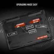 Asus TUF A15 Gaming (2025) Laptop - AMD Ryzen 5-7535HS / 15.6inch FHD / 512GB SSD / 8GB RAM / 4GB NVIDIA GeForce RTX 2050 Graphics / Windows 11 Home / English & Arabic Keyboard / Graphite Black / Middle East Version - [FA506NF-HN003W]