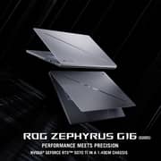 Asus ROG Zephyrus G16 Gaming (2025) Laptop - 2nd Series / Intel Core Ultra 9-285H / 16inch 2.5K / 1TB SSD / 64GB RAM / 12GB NVIDIA GeForce RTX 5070 Grapahics / Win11 Home / English & Arabic Keyboard / Platinum White / Middle East Version-[GU605CR-QR216W]