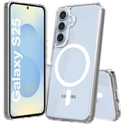 FITIT Clear Case for S25 with MagSafe – Ultra Slim, Shockproof, Crystal Clear Protection, Strong Magnetic Case Compatible with MagSafe (Clear)
