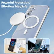 FITIT Clear Case for S25 with MagSafe – Ultra Slim, Shockproof, Crystal Clear Protection, Strong Magnetic Case Compatible with MagSafe (Clear)
