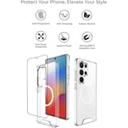 Glassology Samsung Galaxy S25 Ultra Bundle - Magnetic Clear Case + Screen Protector, 360° Protection, Shatterproof, Anti-Yellowing, High Clarity