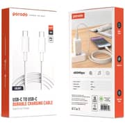 Porodo USB-C To USB-C Cable 3m White