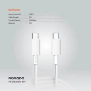 Porodo USB-C To USB-C Cable 3m White