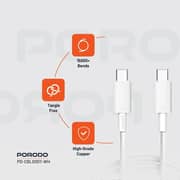 Porodo USB-C To USB-C Cable 3m White