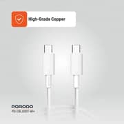Porodo USB-C To USB-C Cable 3m White