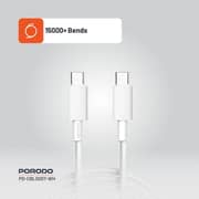 Porodo USB-C To USB-C Cable 3m White