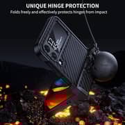 Protect Carbon Case Black Samsung Galaxy Z Flip 6