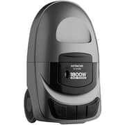 Hitachi CV-W1800 Bagless Canister Vacuum Cleaner, 1800W, 5L Dust Capacity, Washable Cloth Filter – Silver – CV-W1800SI