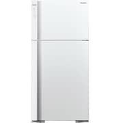 Hitachi 550L Inverter Dual Fan Cooling Eco Thermo White Top Mount Refrigerator – R-V700PS7K-1TWH