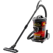 Hitachi CV-980TJ Drum Vacuum Cleaner, 2300W, 21L Dust Capacity, Aero Power Brush, Washable Cloth Filter – Red – CV-980TJBKRGSA