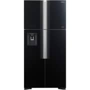 Hitachi 540L Inverter Dual Fan Cooling AI Eco Thermo Black Glass 4-Door Refrigerator – R-W660PS7GBK