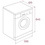 TEKA Front Load Condensation Dryer 8kg with Sensor Dry - SCK 70820 WH