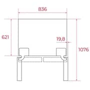 TEKA French Door Refrigerator 510L with Dual Cooling - RFD 75850 GBK