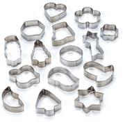 Nava Misty Stainless Steel Cookie Cutters 15pc Set