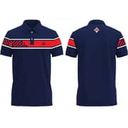 Bic Screen Print Polo Navy Large