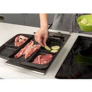 Nava Die Cast Divided Grill Pan 1pc