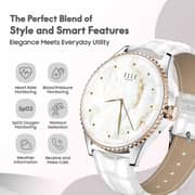 Xcell Elle Soleil Smartwatch 1.19″ AMOLED Display White