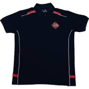 Bic Men Blue Polo T-Shirt Navy/Red Medium