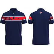 Bic Screen Print Polo Navy X Large