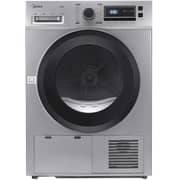 Midea Front Load 8 kg Condensing Dryer, 16 Programs, Silver Clothes Dryer – MDG80CS