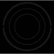 Ariston 90cm Built-In Electric Vitro Ceramic Hob with 5 Cooking Zones, Touch Control, and Child Lock – HR9020B