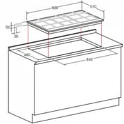 Ariston Built-In Gas Hob with 5 Burners – PK951TGHSA