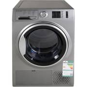 Ariston Front Load 8 kg Sensor Drying, 15 Programs, Silver Clothes Dryer – NTSCM108BS60HZ
