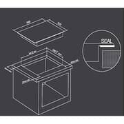 Midea Built-In Ceramic Hob with Front Controls, 60cm – MCHF645