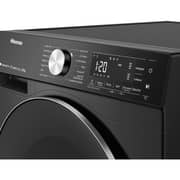 Hisense 12KG Washing machine & 8KG dryer,1400 rpm, WIFI, inverter - Black - WD5S1245BB