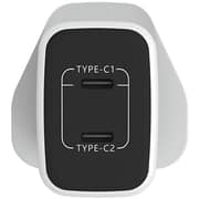 Iosuite GaN Tech 2Port Charger White - RY-U45DCC