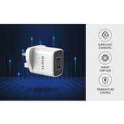 Iosuite GaN Tech 2Port Charger White - RY-U45DCC