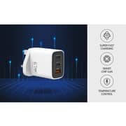 Iosuite GaN Tech 3Port Charger White - RY-U67ACC