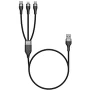 Iosuite 3-in-1 USB Cable 1.2m Black - DC73A