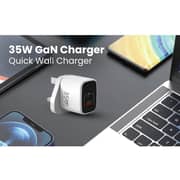Iosuite GaN Tech 2 Port Charger White - RY-U35DAC