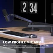 Ixtech 360 Rotatable Mic Arm Desk Mount Black