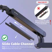Ixtech 360 Rotatable Mic Arm Desk Mount Black