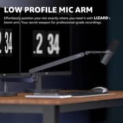 Ixtech 360 Rotatable Mic Arm Desk Mount Black